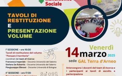 “Pensare il territorio” – L’autovalutazione partecipata del GAL Terra d’Arneo in un volume dedicato