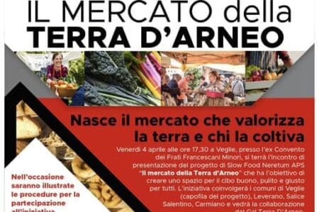 NASCE IL “MERCATO DELLA TERRA D’ARNEO SLOW FOOD”: UN’OPPORTUNITÀ PER I PRODUTTORI LOCALI