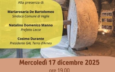 VEGLIE: INAUGURAZIONE DELL’IPOGEO DI LARGO SAN VITO